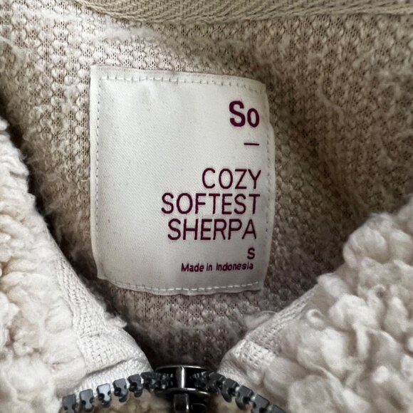 Sonoma Goods Furry Quarter Zip Up - Picture 4 of 4